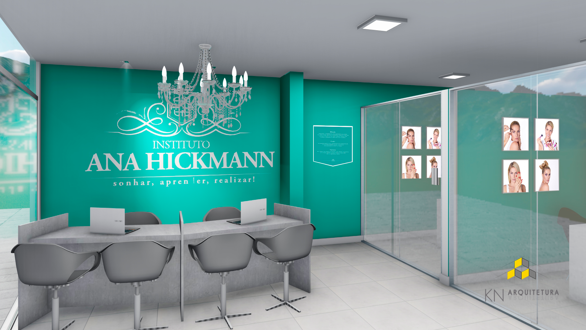 Instituto Ana Hickmann, que oferece curso de cabeleireiro