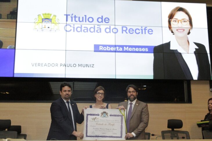 Engenheira Roberta Meneses é Cidadã do Recife